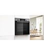 Bosch HQA534BS3B, Built-in oven with added steam function