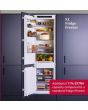 Neff KI7962FD0G, Built-in fridge-freezer with freezer at bottom