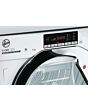 Hoover BATD H7A2TCE-80 H-DRY 300 PRO Integrated 7kg Heat Pump Tumble Dryer - A++ Energy Rated - White & Chrome