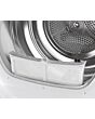 Hoover BATD H7A2TCE-80 H-DRY 300 PRO Integrated 7kg Heat Pump Tumble Dryer - A++ Energy Rated - White & Chrome