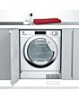 Hoover BATD H7A2TCE-80 H-DRY 300 PRO Integrated 7kg Heat Pump Tumble Dryer - A++ Energy Rated - White & Chrome