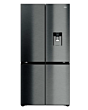 Haier HCW79F19EHSB 90cm Cube Series 7 American Style Fridge Freezer - Iconic Black