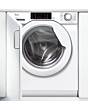 Hoover HBWS 494DMSW5-80 Integrated 9kg Washing Machine - 1400 rpm - A Energy Rating - White with Silver Door