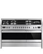 Smeg A5-81 150cm Opera Dual Fuel Range Cooker, Stainless Steel