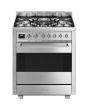 Smeg C7GPX9 70cm Symphony Dual Fuel Cooker, Stainless Steel