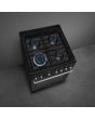 Smeg CX61GMBL Concert Dual Fuel Cooker with Single Oven - Black