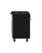Smeg CX61GMBL Concert Dual Fuel Cooker with Single Oven - Black