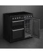 Smeg CX93IMBL 90cm Induction Range Cooker - Black