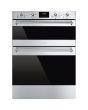 Smeg DUSF6300X Classic Under Counter Double Oven, Stainless Steel