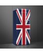 Smeg FAB28LDUJ5 60cm 50s Style Left Hand Hinge Fridge with Icebox, Union Jack