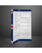Smeg FAB28LDUJ5 60cm 50s Style Left Hand Hinge Fridge with Icebox, Union Jack