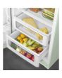 Smeg FAB28LPG5 60cm 50s Style Left Hand Hinge Fridge with Icebox, Pastel Green