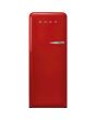 Smeg FAB28LRD6UK Retro Fridge with Icebox Left Hand Hinge - Red