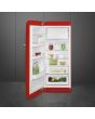 Smeg FAB28LRD6UK Retro Fridge with Icebox Left Hand Hinge - Red