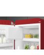 Smeg FAB28LRD6UK Retro Fridge with Icebox Left Hand Hinge - Red