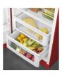 Smeg FAB28LRD6UK Retro Fridge with Icebox Left Hand Hinge - Red
