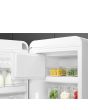 Smeg FAB28LWH6UK Retro Fridge with Icebox Left Hand Hinge - White