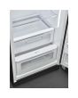 Smeg FAB28RDBB5 60cm 50s Style Right Hand Hinge Fridge with Icebox, Black