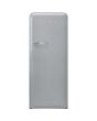 Smeg FAB28RSV6 Retro Fridge with Icebox Right Hand Hinge - Silver
