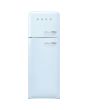 Smeg FAB30LPB5UK 60cm 50s Style Left Hand Hinge Freezer over Fridge, Pastel