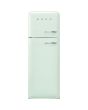 Smeg FAB30LPG5UK 60cm 50s Style Left Hand Hinge Freezer over Fridge, Pastel