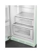 Smeg FAB30LPG5UK 60cm 50s Style Left Hand Hinge Freezer over Fridge, Pastel