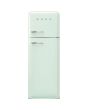 Smeg FAB30RPG5UK 60cm 50s Style Right Hand Hinge Freezer over Fridge, Pastel