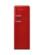 Smeg FAB30RRD5UK 60cm 50s Style Right Hand Hinge Freezer over Fridge, Red