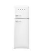 Smeg FAB30RWH5UK 60cm 50s Style Right Hand Hinge Freezer over Fridge, White