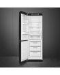 Smeg FAB32LBL6UK Retro Fridge Freezer Left Hand Hinge - Black