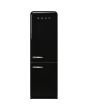Smeg FAB32RBL6UK Retro Fridge Freezer Right Hand Hinge - Black