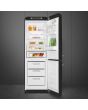 Smeg FAB32RBL6UK Retro Fridge Freezer Right Hand Hinge - Black
