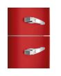 Smeg FAB32RRD6UK Retro Fridge Freezer Right Hand Hinge - Red