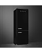 Smeg FAB38RBL6 Retro Fridge Freezer Right Hand Hinge - Black