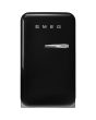 Smeg FAB5LBL6 Retro Mini Fridge Left Hand Hinge - Black