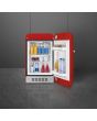 Smeg FAB5RRD6 Retro Mini Fridge Right Hand Hinge - Red