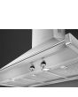 Smeg KD90HXE 90cm Opera Chimney Hood, Stainless Steel