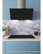Smeg KICV90BL2 90cm Island Cooker Hood - Black