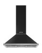 Smeg KPF9AN 90cm Portofino Chimney Hood, Anthracite