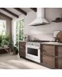 Smeg KPF9WH 90cm Portofino Chimney Hood, White