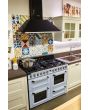 Smeg KT110BLE 110cm Victoria Chimney Hood, Black
