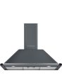 Smeg KT90GRE 90cm Victoria Chimney Hood, Slate Grey