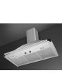 Smeg KTR90XE 90cm Victoria Chimney Hood, Stainless Steel