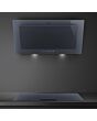 Smeg KV194G 90cm Linea Angled Chimney Auto Vent 2.0 Hood, Neptune Grey
