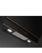 Smeg KV694R 90cm Dolce Stil Novo Angled Chimney Hood with Copper Trim Auto