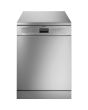 Smeg LVS344PM 60cm Stainless Steel Freestanding Semi-Professional Dishwasher