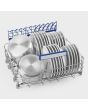 Smeg LVS344PM 60cm Stainless Steel Freestanding Semi-Professional Dishwasher