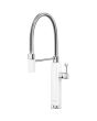 Smeg MDF50WH 50's Style Single Lever Mixer Tap - Chrome and White