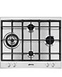 Smeg P261XGH 60cm Cucina Gas Hob, Stainless Steel