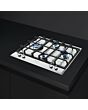 Smeg P261XGH 60cm Cucina Gas Hob, Stainless Steel